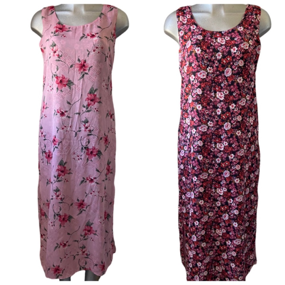 Reversible Floral Maxi Dress Resort 2 in 1 Sleeveless Cottagecore Shelly Duvall